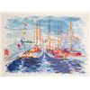 Image 1 : Dimitrie Berea, French Boats, Lithograph