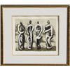 Image 1 : Henry Moore, Four Standing Figures, Lithograph