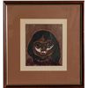 Image 1 : Kiyoshi Saito, Portrait of a Girl, Woodcut