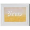 Image 1 : Ed Ruscha, News, Silkscreen