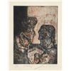 Image 1 : Jose Luis Cuevas, Menage, Aquatint Etching