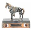 Image 1 : Abbotwares vintage horse radio complete with Bakelite knobs, overall very good condition, powers up 