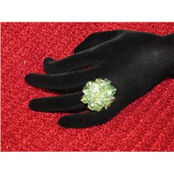 Crystal Ring Light Green