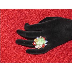 Crystal Ring Multi Color