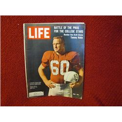 1965 Football Player Tony Nobis Magazine