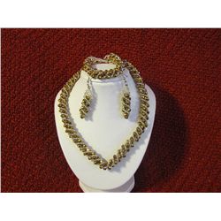 4 Piece Crystal Jewelry Set