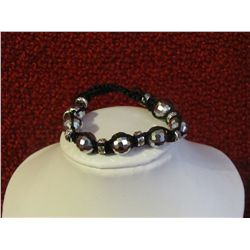 Silver Colored Crystal Bracelet