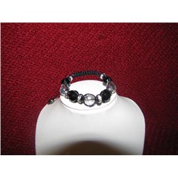Silver White Crystal Bracelet