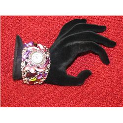 Crystal Metal Watch Bracelet