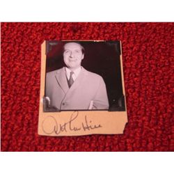 Actor Arthur Hill "The Killer Elite & Futureworld" Autograph