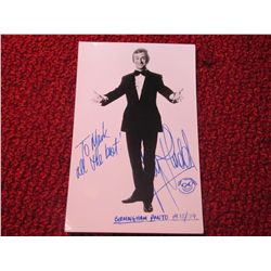 English Comedian Roy Hudd Autograph