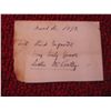 Image 1 : English Novelist & Politician Justin McCarthy "1830 to 1912" House of Commons Autograph