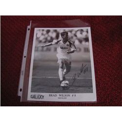 Soccer Brad Wilson USA National Team & LA Galaxy Autograph