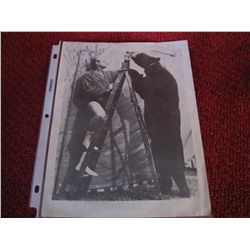 Famous Circus Performers  Victor and George Allen Autograph