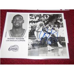 Basketball Rodney Rodgers Los Angeles Clippers Autograph