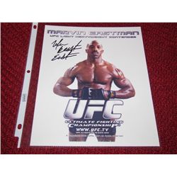 UFC Fighter Marvin Eastman Autograph