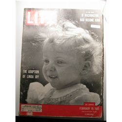 February 1951 Life Magazine; The Adoption of Linda Joy