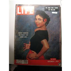 November 1954 Life Magazine; Doroty Dandridge: Hollywood's Carmen Jones