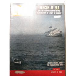 August 1956 Life Magazine; Andrea Doria