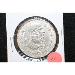 1962 Mexico Un Peso Foreign Coin