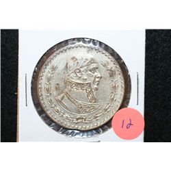 1959 Mexico Un Peso Foreign Coin