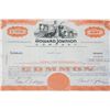 Image 1 : Howard Johnson Co. Stock Certificate Dated 1972