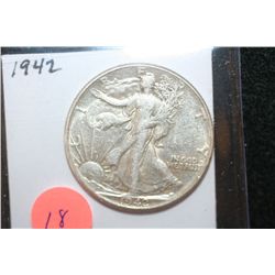 1942 Walking Liberty Half Dollar