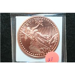 2011 Liberty Copper Round, .999 Fine 1 Oz.
