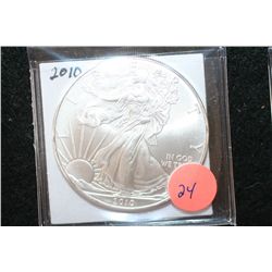 2010 Silver Eagle $1