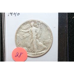 1940 Walking Liberty Half Dollar