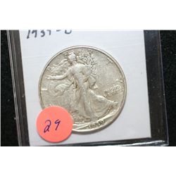 1939-D Walking Liberty Half Dollar