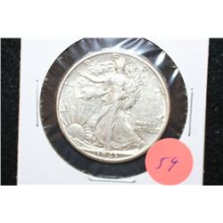 1943-D Walking Liberty Half Dollar