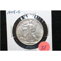 1945-S Walking Liberty Half Dollar
