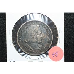 1893 US Columbian Commerative Half Dollar, Columbian Expo.