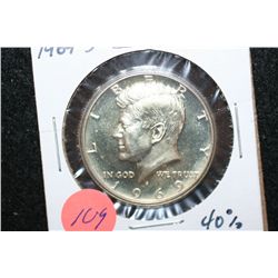 1969-S Kennedy Half Dollar, 40% Silver