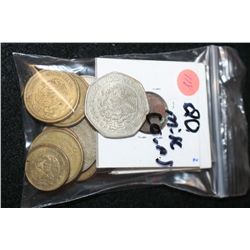Mexico Foreign Coins, Various Dates, Denominations & Conditions, Lot of 20
