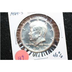 1969-S Kennedy Half Dollar, 40% Silver