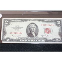 1953-A United States Note $2, Red Seal
