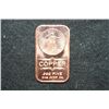 Image 1 : 2012 Copper Ingot, .999 Fine 1 Oz.