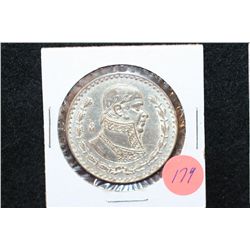 1962 Mexico Un Peso Foreign Coin