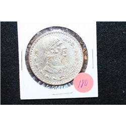 1960 Mexico Un Peso Foreign Coin