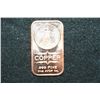 Image 1 : 2012 Copper Ingot, .999 Fine 1 Oz.