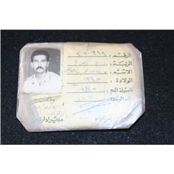 Iraqi Foreign Identification Card