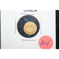 1854 California Gold "Token"