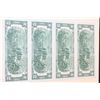 Image 2 : 2003-A US Federal Reserve Note $2, Kansas City MO Reserve, Lot of 4 Uncut Bills