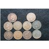 Image 1 : Indian Head Penny, Various Dates & Conditions, Lot of 10