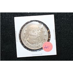 1958 Mexico Un Peso Foreign Coin