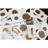 Image 1 : Grab Bag of Foreign Coin, US Coin, Wooden Nickel, Tokens, Various Dates & Conditions, Lot of 50