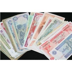 Foreign Bank Note, Various Dates, Conditions & Denominations, Lot of 40