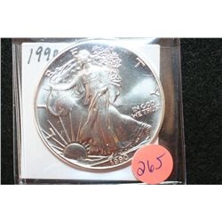 1990 Silver Eagle $1